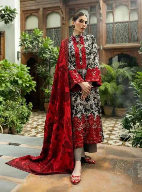 LUXURY LAWN UNSTITCHED 3P