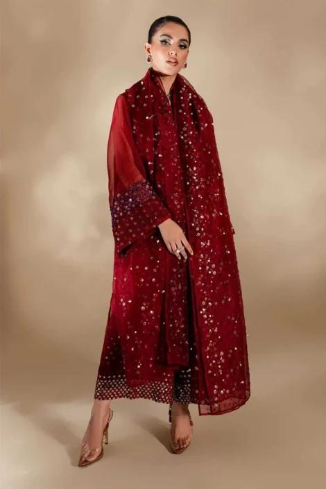 LUXURY ORGANZA UNSTITCHED 3PCS (1)